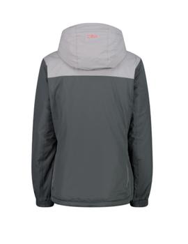 Cazadora CMP Softshell Fix Mujer Gris