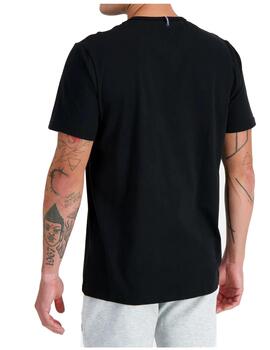 Camiseta Lecoq Ess SS Nº4 Hombre Negro