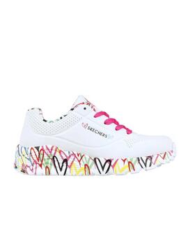 Zapatilla Skechers Uno Lite Lovely Luv Kids WMLT