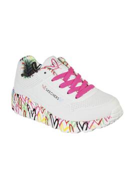 Zapatilla Skechers Uno Lite Lovely Luv Kids WMLT