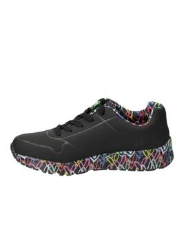 Zapatilla Skechers Uno Lite Lovely Luv Kids BKMT