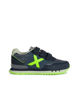 Zapatilla Munich Dash Kid VCO 152 Azul/Verde