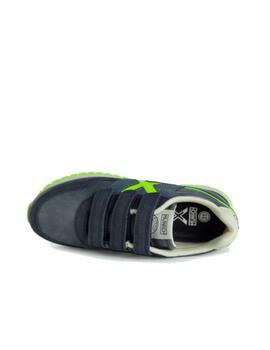 Zapatilla Munich Dash Kid VCO 152 Azul/Verde
