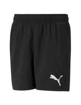 Short Puma Active Woven Niño Negro