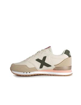 Zapatilla Munich Dash Woman 192 Beige/Verde