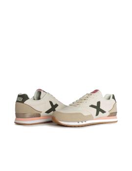 Zapatilla Munich Dash Woman 192 Beige/Verde