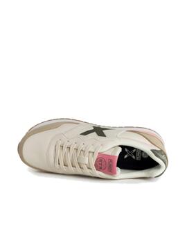 Zapatilla Munich Dash Woman 192 Beige/Verde