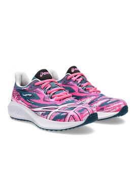 Zapatilla Asics Gel Noosa Tri 15 GS RosaFluor/Lila