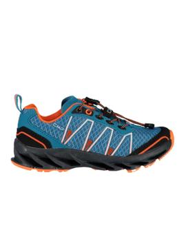 Zapatilla CMP Altak Trail WP Kids Azul/Naranja