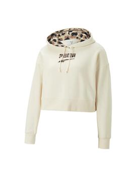 Sudadera Puma x Pedroche Cropper Beige