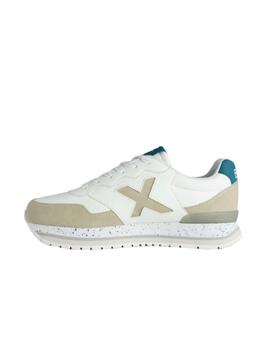 Zapatilla Munich Dash Sky 13 Mujer Blanco/Beige