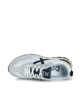 Zapatilla Munich Versatile 09 Hombre Blanco/Gris