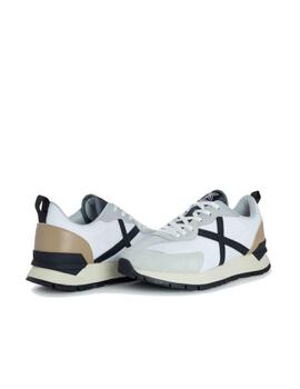 Zapatilla Munich Versatile 09 Hombre Blanco/Gris