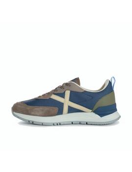 Zapatilla Munich Versatile 06 Hombre Azul/Marrón