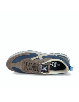 Zapatilla Munich Versatile 06 Hombre Azul/Marrón