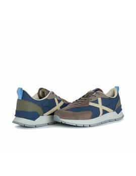 Zapatilla Munich Versatile 06 Hombre Azul/Marrón
