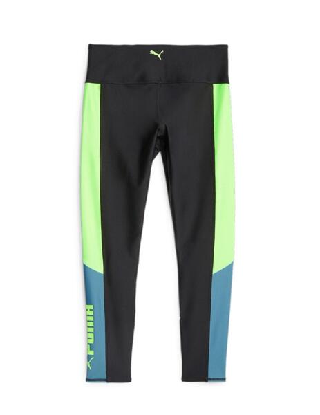 Leggings Puma FIT CB 7/8 Mujer Negro/Verde