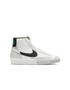 Zapatilla Nike Blazer Mid´77 GS Blanca/Negro