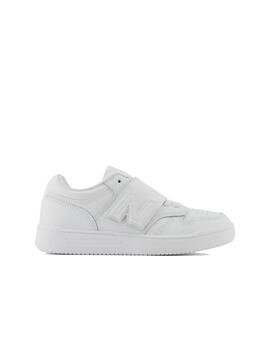 Zapatilla NB 480 Bungee Lace Velcro PS Blanco