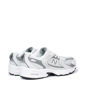 Zapatilla New Balance 530CB Bungee PS Gris/Blanco