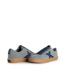 Zapatilla Munich Break 27 Hombre Gris/Marino