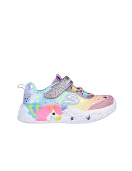 Zapatilla Skechers Baby Lights Unicorn PRMT