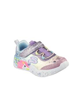 Zapatilla Skechers Baby Lights Unicorn PRMT