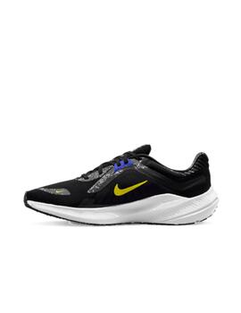 Zapatilla Nike M Quest 5 Negro/Amarillo