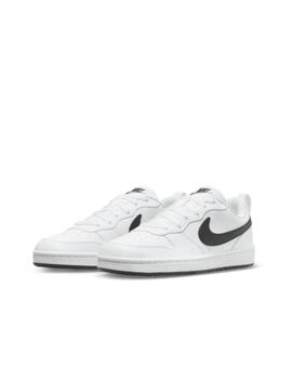 Zapatilla Nike Court Borough Low GS Blanco/Negro