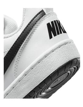 Zapatilla Nike Court Borough Low GS Blanco/Negro