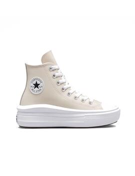 Zapatilla Converse Move Alta Piel GS Beige