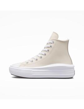 Zapatilla Converse GS Move Alta Piel Beige