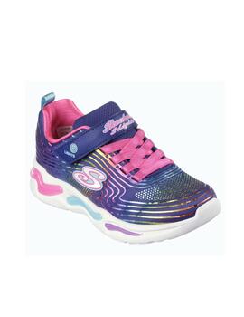 Zapatilla Skechers S-Lights Wavy Beans Kids BKMT