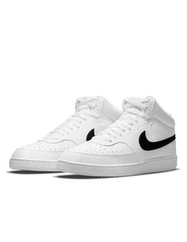 Zapatilla Nike M Court Vision Mid NN Blanco/Negro