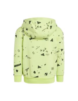 Chándal Adidas LK BLUV Q3 Verde/Negro