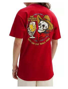 Camiseta Vans Coldest In Town Roja