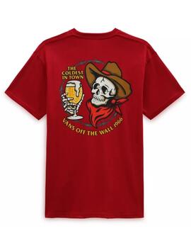 Camiseta Vans Coldest In Town Roja