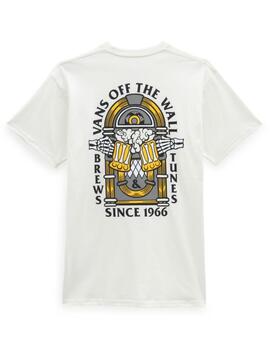 Camiseta Vans Brew Bros Tunes Beige