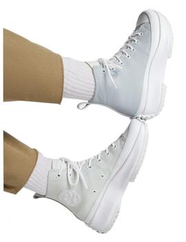 Zapatilla Converse Run Star Piel Gris