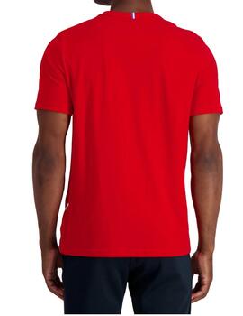 Camiseta Lecoq TRI SS Nº1 Hombre Rojo