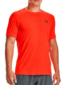 Camiseta Under Armour HG Armour Fitted SS para hombre roja