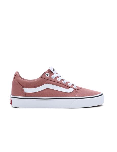Vans rosas hotsell con blanco