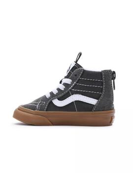 Zapatilla Vans Sk8-Hi Zip Gris