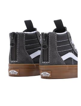 Zapatilla Vans Sk8-Hi Zip Gris