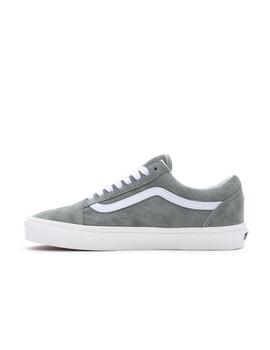 Zapatilla Vans UA Old Skool Pig Suede Gris/Blanco