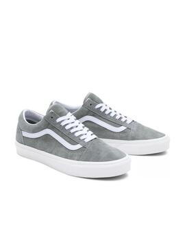 Zapatilla Vans UA Old Skool Pig Suede Gris/Blanco