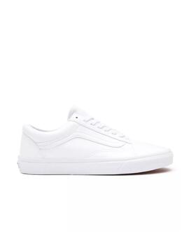 Zapatilla Vans Old Skool Piel Blanca