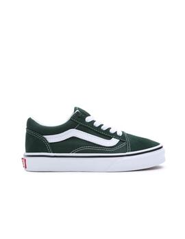 Zapatilla Vans Old Skool Kids Verde