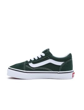 Zapatilla Vans Old Skool Kids Verde