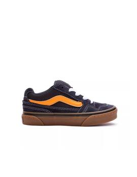 Zapatilla Vans YT Caldrone Gum Gris/Amarillo